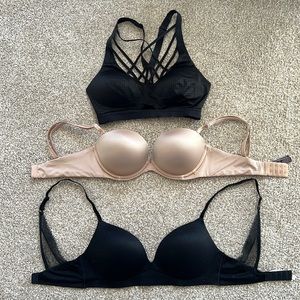 Victoria's Secret bras, all size 32D ($5 each)